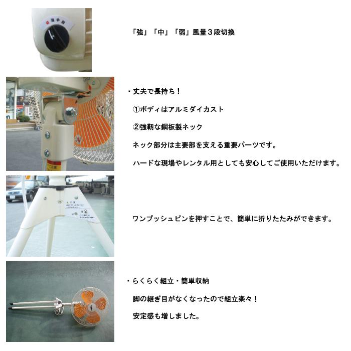 スイデン（Suiden） SF-45VS-1VPP 工場扇 業務用 扇風機 暑さ対策 熱中