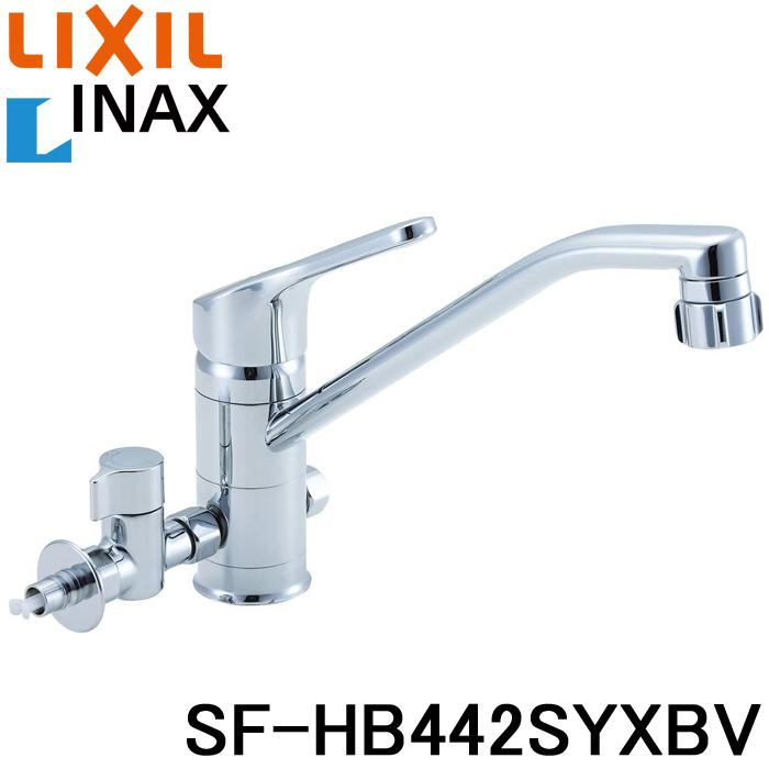 LIXIL/INAXSF-HB442SYXBVキッチンシャワー付シングル混合水栓 楽天市場】【在庫あり！】 [SF-HB442SYXBV] INAX イナックス LIXIL