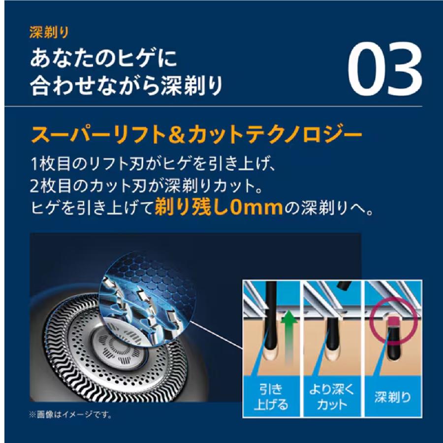 フィリップス SP9886/36 ウェット&ドライ電動シェーバー shaver S9000