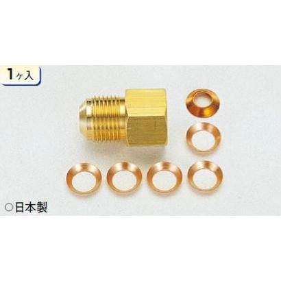 イチネンTASCO タスコ TASCO TA243FG-3 銅ガスケット付コネクター : 住