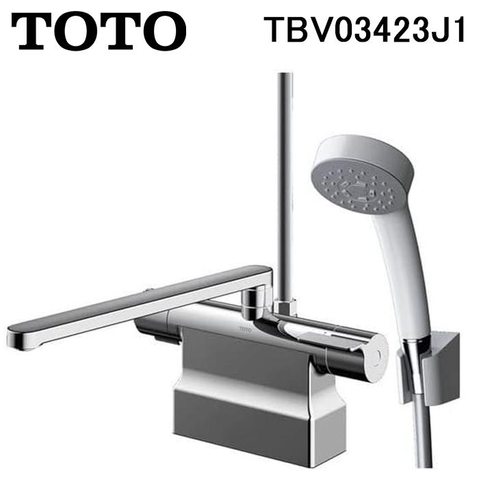 TOTO TOTO TBV03423J1 2ハンドル 台付 サーモスタット混合水栓
