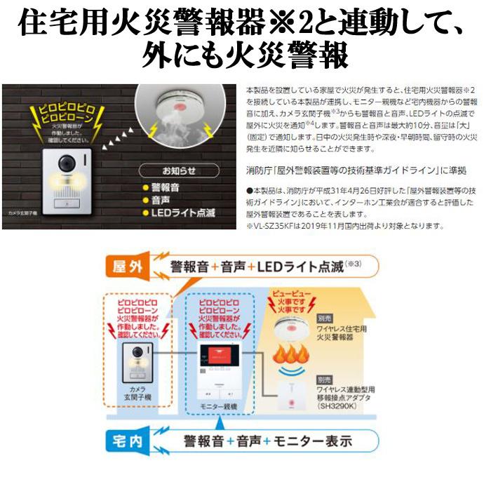 【中古品】【送料無料】パナソニック テレビドアホン VL-SZ35KF Amazon.co.jp: パナソニック テレビドアホン 広角レンズ LED