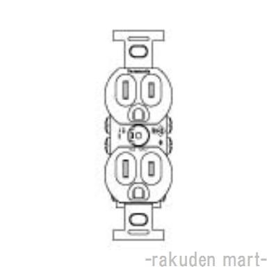 パナソニック WF3003B (10個セット) 接地15A埋込ダブルコンセント｜rakurakumarket