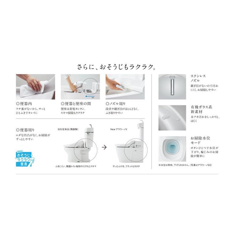 パナソニック NewアラウーノV XCH3015RWST 床排水リフォームタイプ 手洗い付き 節水キレイ洗浄 V専用トワレ新S5_2