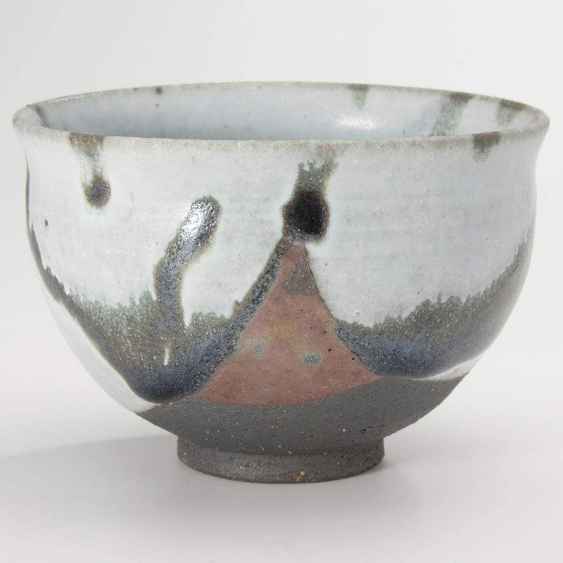 SALE/83%OFF】信楽焼へちもん 茶碗 浅葱斑 食器、グラス、カトラリー 信楽焼 日本製 ベージュ流し抹茶碗 全高7cm×幅12.5cm 陶器製 焼き物 焼物 抹茶茶碗 ちゃわん 国産品 茶道 茶道具 食器