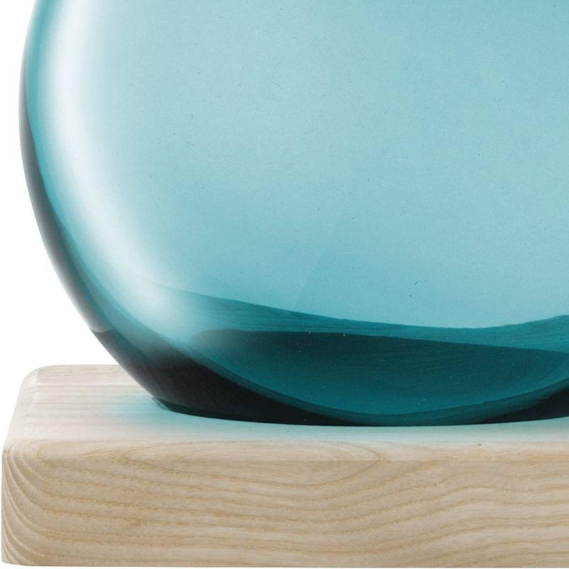 LSA(エルエスエー) フラワーベース(花器) ブルー 高さ14.5cm