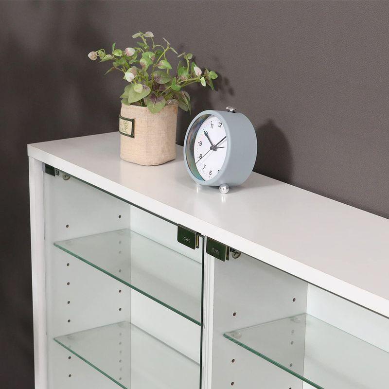 不二貿易 コレクションケース フィギュアケース 5段 幅90×奥行29×高さ