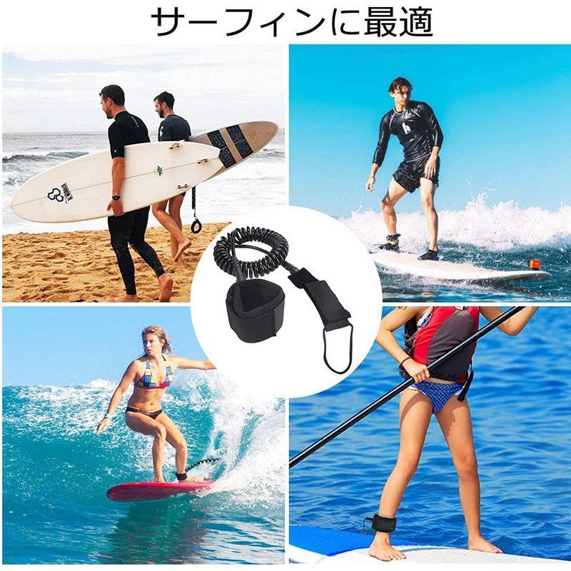 一部予約販売中】 EMAGEREN サーフィン リーシュコード 10ft 7mm