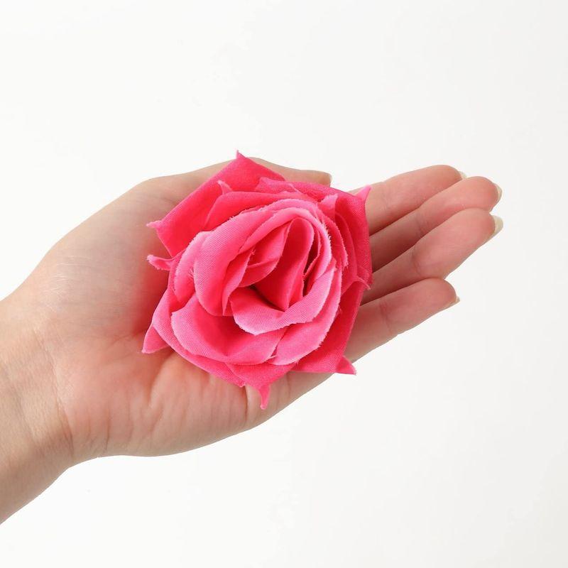 Kesote 造花 バラ インテリア 50個 手作り ローズ 薔薇 花のみ 白とピンク 結婚式 二次会 お誕生日会 イベント プレゼント 飾り付けに 通販 Kesote 造花 バラ 手作り ローズ 薔薇 花のみ ブルー 50個 4cm 結婚式 二次会 お誕生日会 イベント プレゼント 飾り付けに
