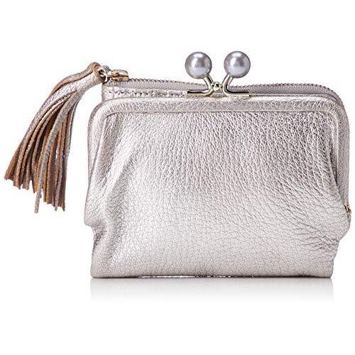 ペルケ 財布 ファッション アクリル玉がま口2つ折り財布 財布 レディース 本革 08 06 らくらく生活 08 06 A B07d6yh34z 2508 Sv