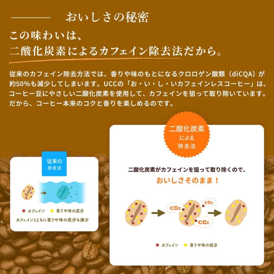 カフェインレス5pセット ドリップコーヒー 7ｇ お試しセット｜rakurakuseikatu｜04