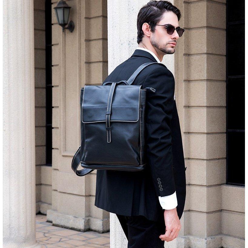 リュックサック 本革 男女兼用 リュック ファッション 男女兼用 レザー リュックサック デイパック バックパック ブラック メンズ 通学鞄 レディース ディバッグ 楽楽商事ヤフーショップ Pcdc3 14インチpc収納 通勤鞄 最安挑戦中