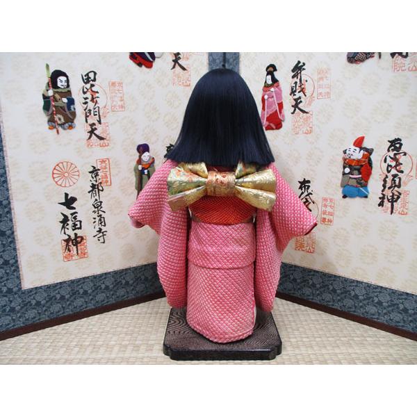 市松人形　女の子　スタンド付き 市松人形 創作人形 スタンド付き - メルカリ