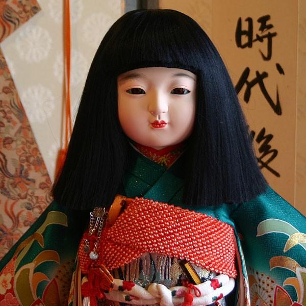 《送料込》 京製尺二市松人形（女）【送料無料！】【熊倉聖祥】 【J2150060654】(77440円)