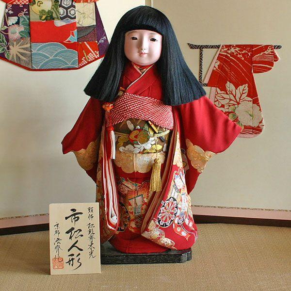 京製尺五市松人形（女）【送料無料！】【松乾斎東光】 | 