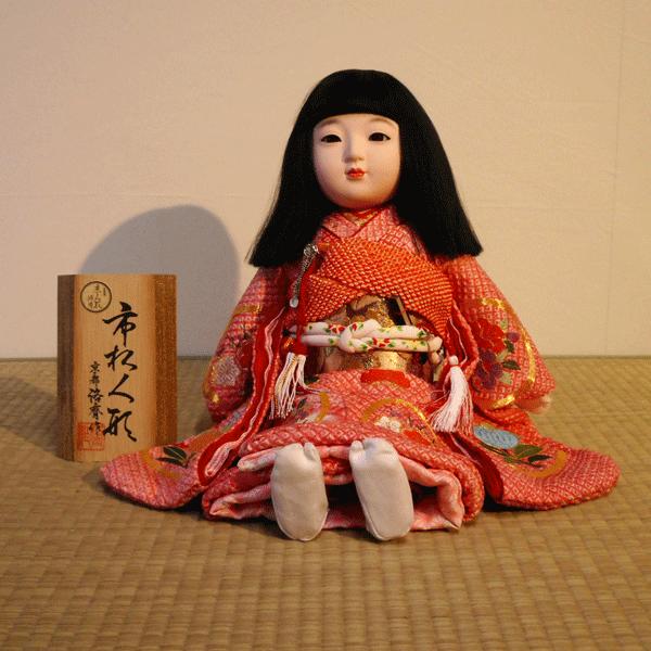 京製市松人形　スワリ（尺二）
