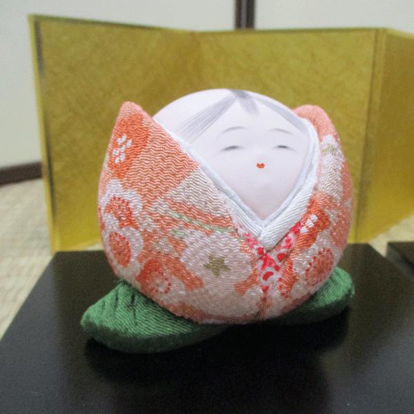 ハンドメイド　木目込み人形　桃の語らいの雛人形 ハンドメイド 木目込み人形 桃の語らいの雛人形