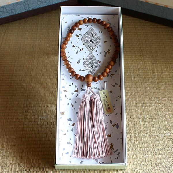 数珠 女性用】京念珠 白檀 【送料無料！】 : 洛齊コレクション - 通販