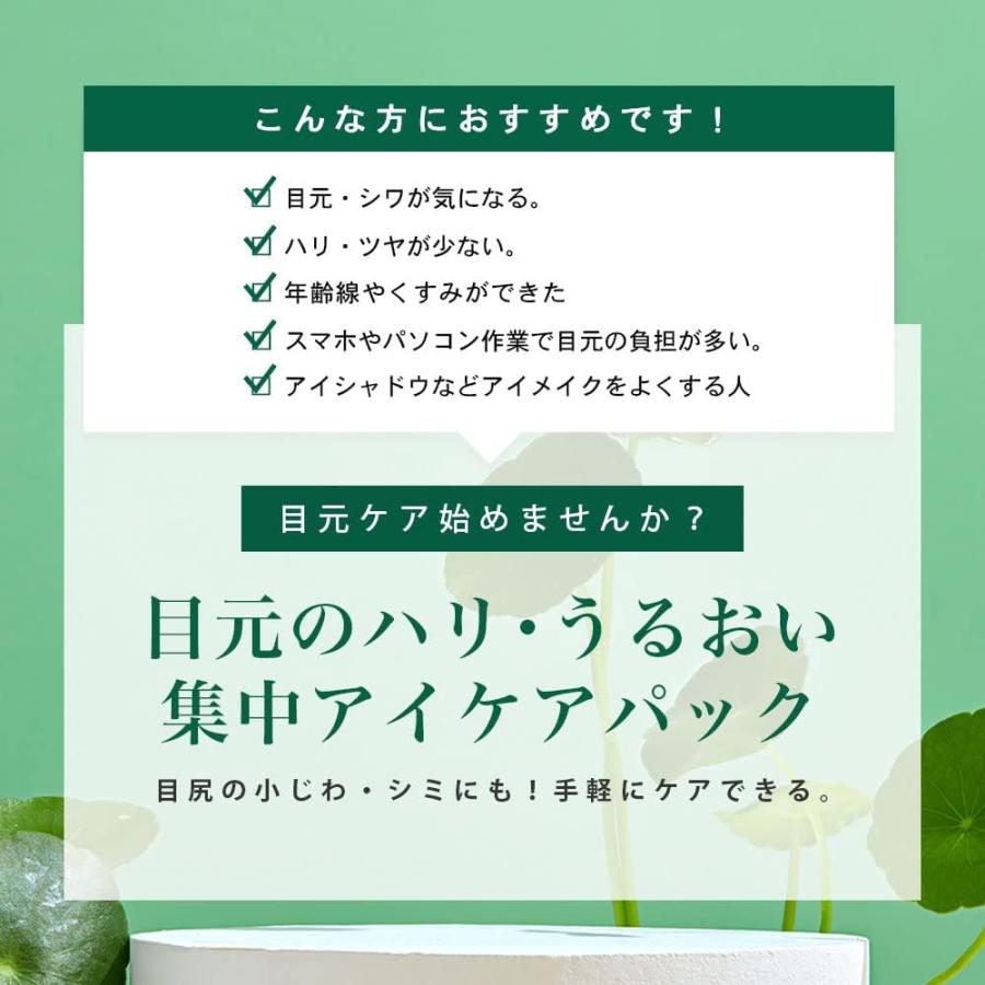 Make.iN 【2個セット】CICA シカ モイストアイシート 60枚入 30回分 +