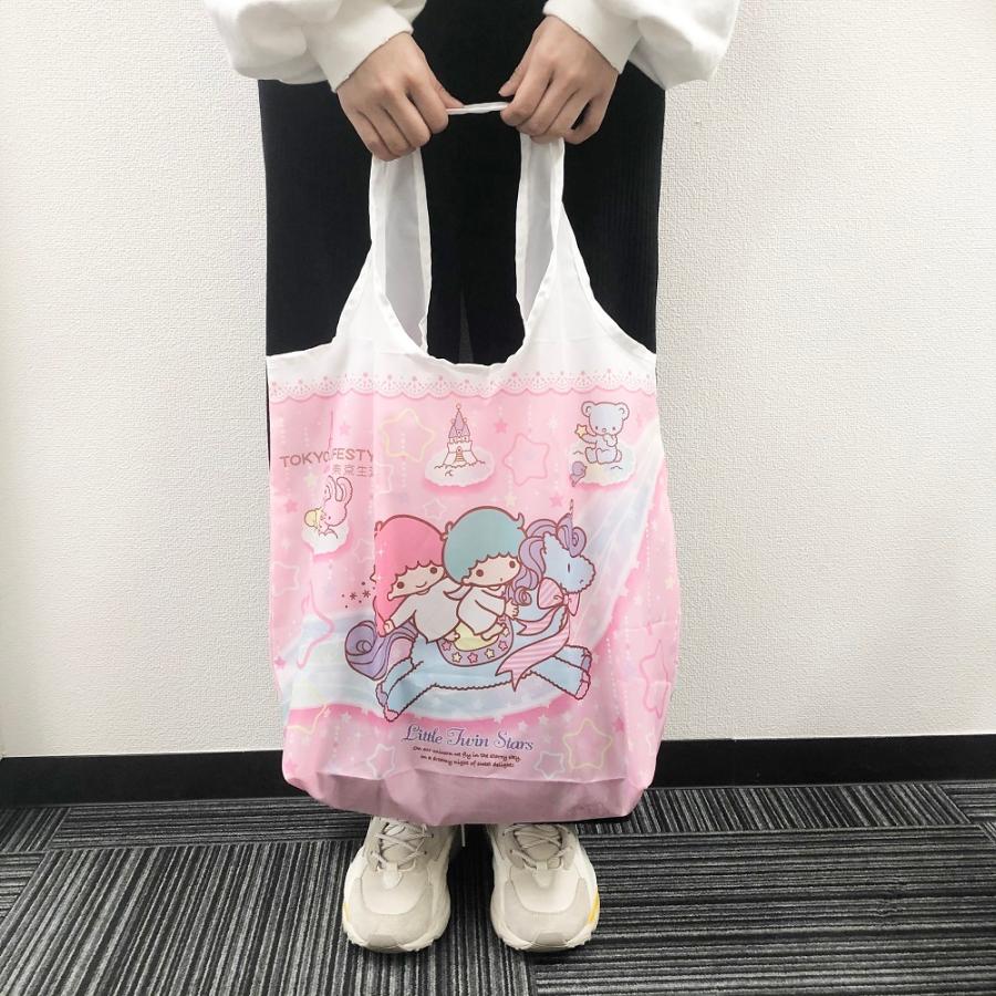 東京生活館×リトルツインスターズ キキララコラボ エコバッグ 東京生活館×リトルツインスターズ キキララコラボ エコバッグ