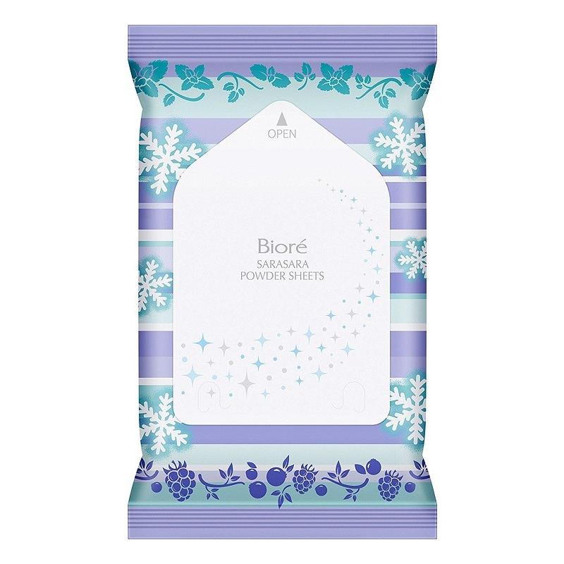 Biore 花王 ビオレ さらさらパウダーシート 香りマジック ひえひえ