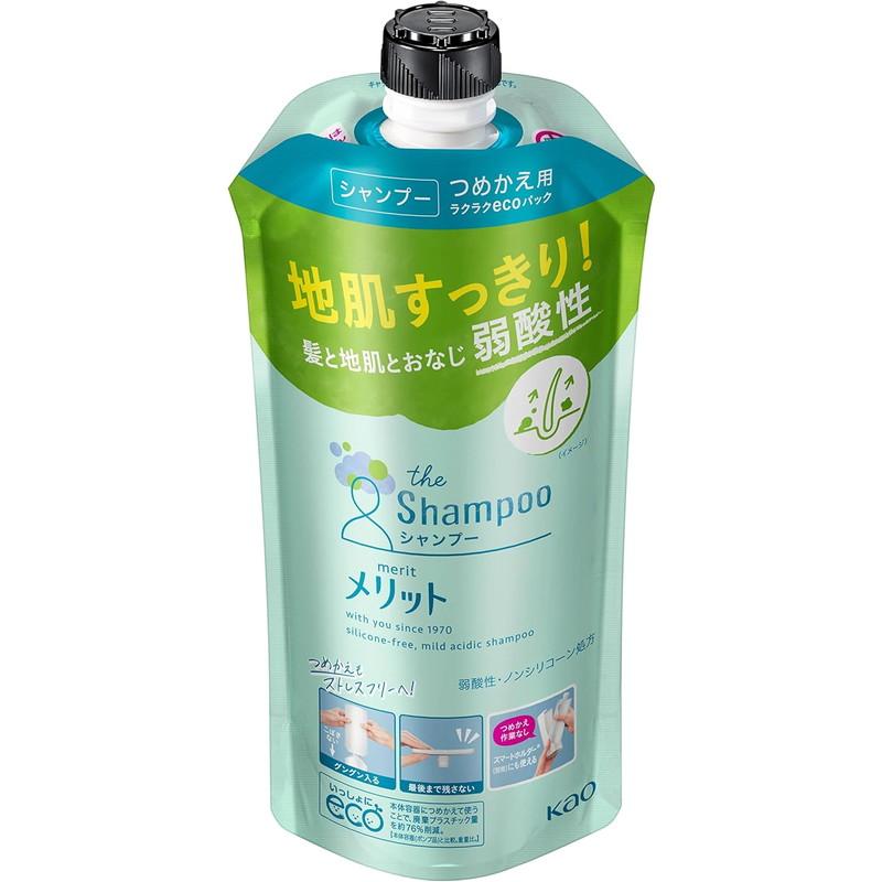 Kao（花王） メリット シャンプー レギュラー つめかえ用 340mL (医薬