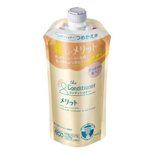 花王 メリット コンディショナー つめかえ用 340mL (医薬部外品)｜rakushindenki