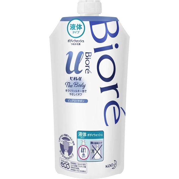 ボディ・フェイスケア U ビオレu 花王 ザ ボディ 液体タイプ ピュアリーサボン つめかえ用