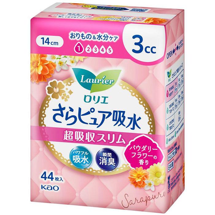 Kao（花王） ロリエ さらピュア吸水 超吸収スリム 3cc パウダリー