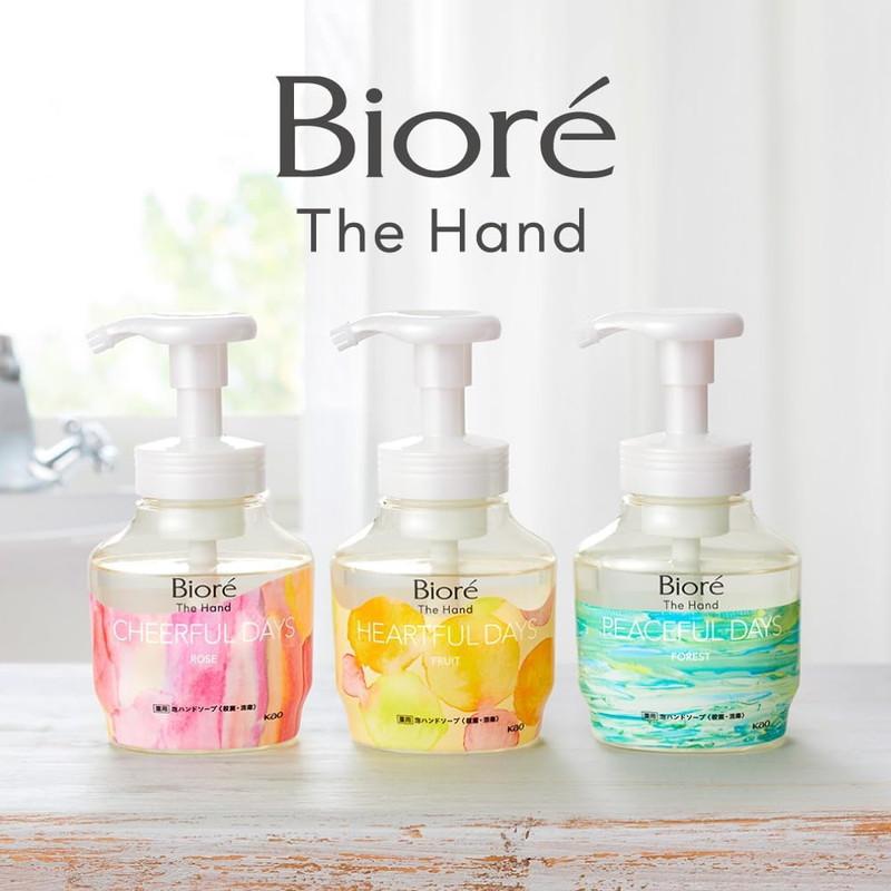 Biore 花王 ビオレ ザ ハンド 泡ハンドソープ 朝の摘みたてローズの