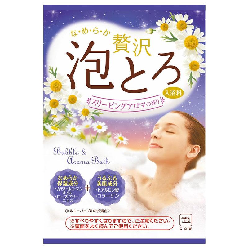 牛乳石鹸 お湯物語 贅沢泡とろ入浴料 スリーピングアロマの香り 30g