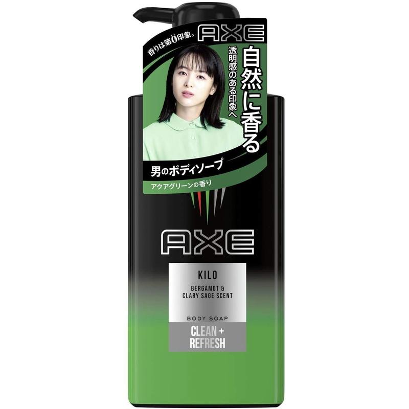 アックス AXE フレグランスボディソープ アクアグリーンの香り 本体 400 AXE(ユニリーバ) ユニリーバ AXE アックス フレグランスボディソープ
