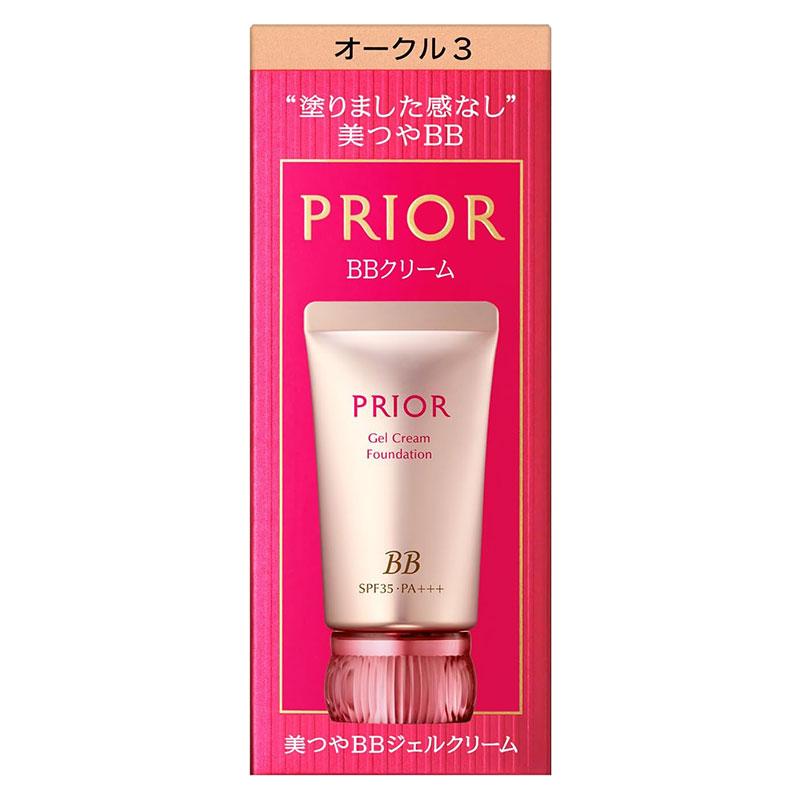 PRIOR 資生堂 プリオール 美つやBBジェルクリーム n オークル3 健康的