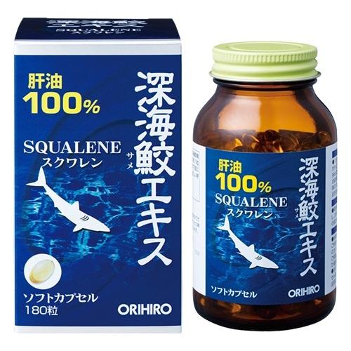 オリヒロ 深海鮫エキス 肝油100％ ソフトカプセル 180粒 : 東京生活館