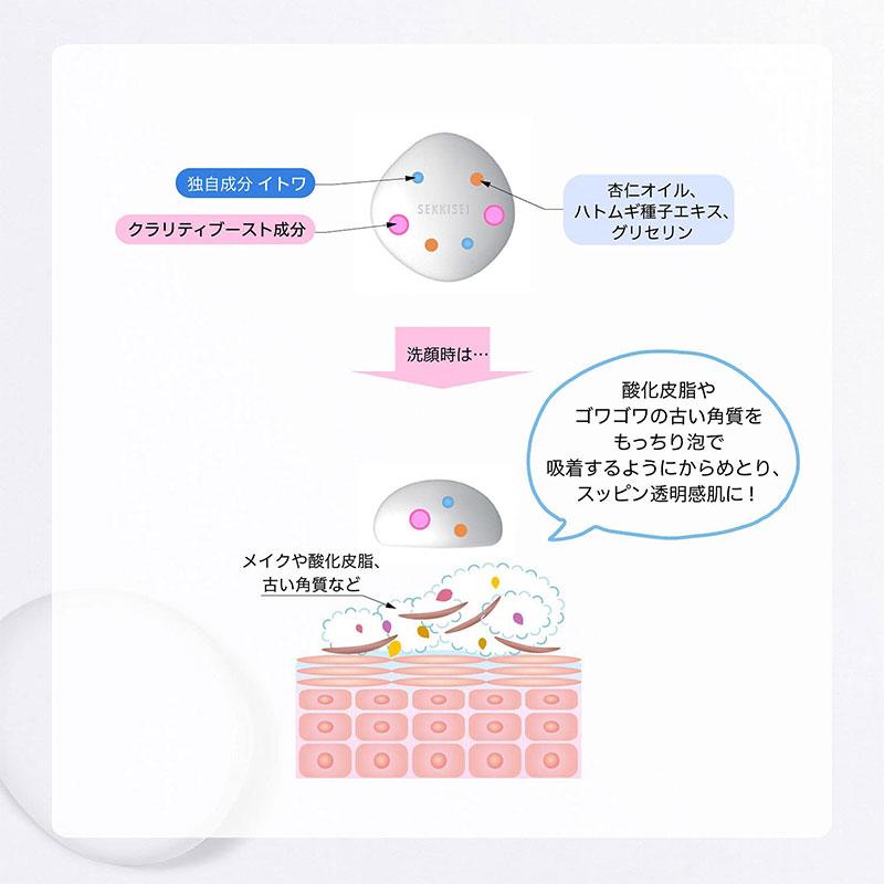 クリアウェルネス コーセー 雪肌精 フェイシャル ソープ 100g : 東京 
