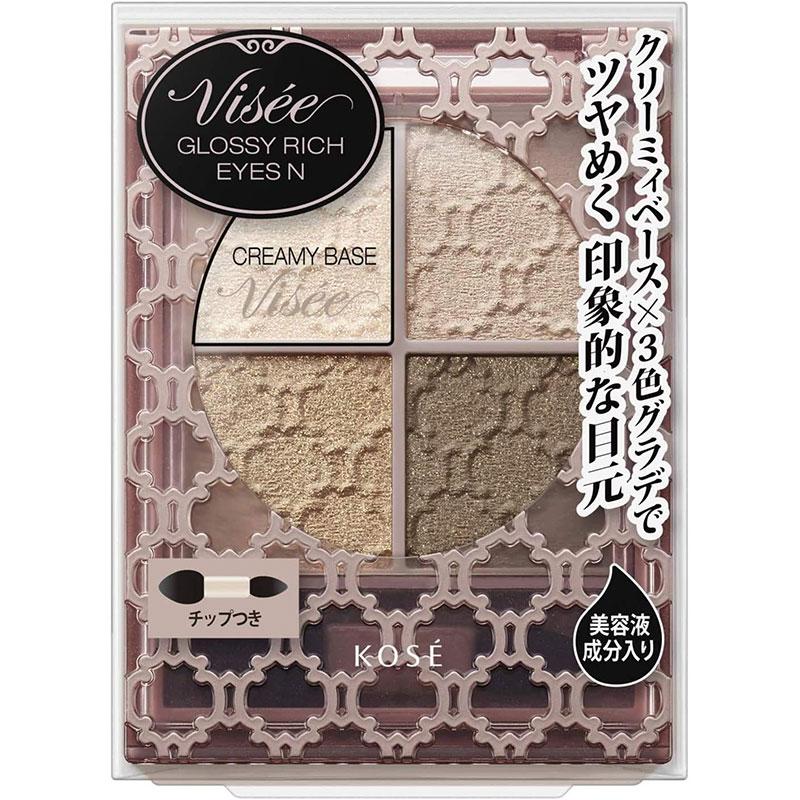 アイシャドウ BRII Visee コーセー ヴィセ リシェ グロッシーリッチ アイズ N BE-1 ライト