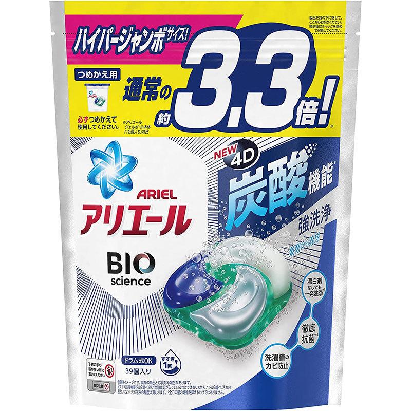 アリエール P&G ジェルボール4D 洗濯洗剤 清潔で爽やかな香り 詰め替え