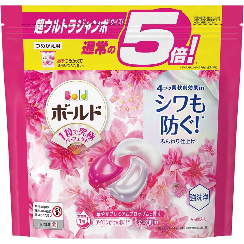 ボールド P&G 洗濯洗剤 ジェルボール4D プレミアムブロッサム 詰替 超