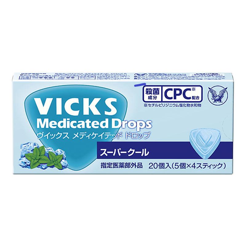大正製薬 VICKS ヴィックス メディケイテッド ドロップ スーパークール