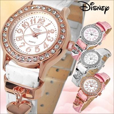 腕時計 レディース ブランド ミッキー ディズニー Disney 本牛革 レザー ハートチャーム 時計 アウトレット 訳あり Disney Y Sewa 2526 Nfc キャラクター 雑貨 楽笑outlet 通販 Yahoo ショッピング