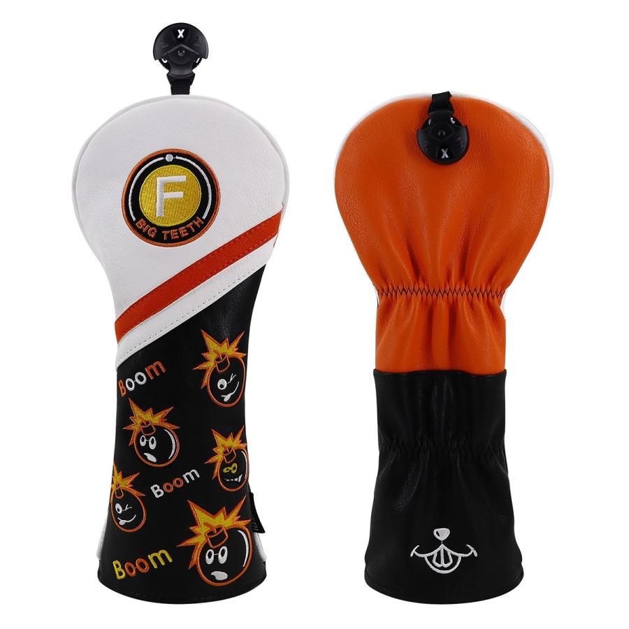 ★税込★Big Teeth　ゴルフヘッドカバー　フェアウェイヘッドカバー　ウッドカバー　headcover　爆弾｜rakushogolf