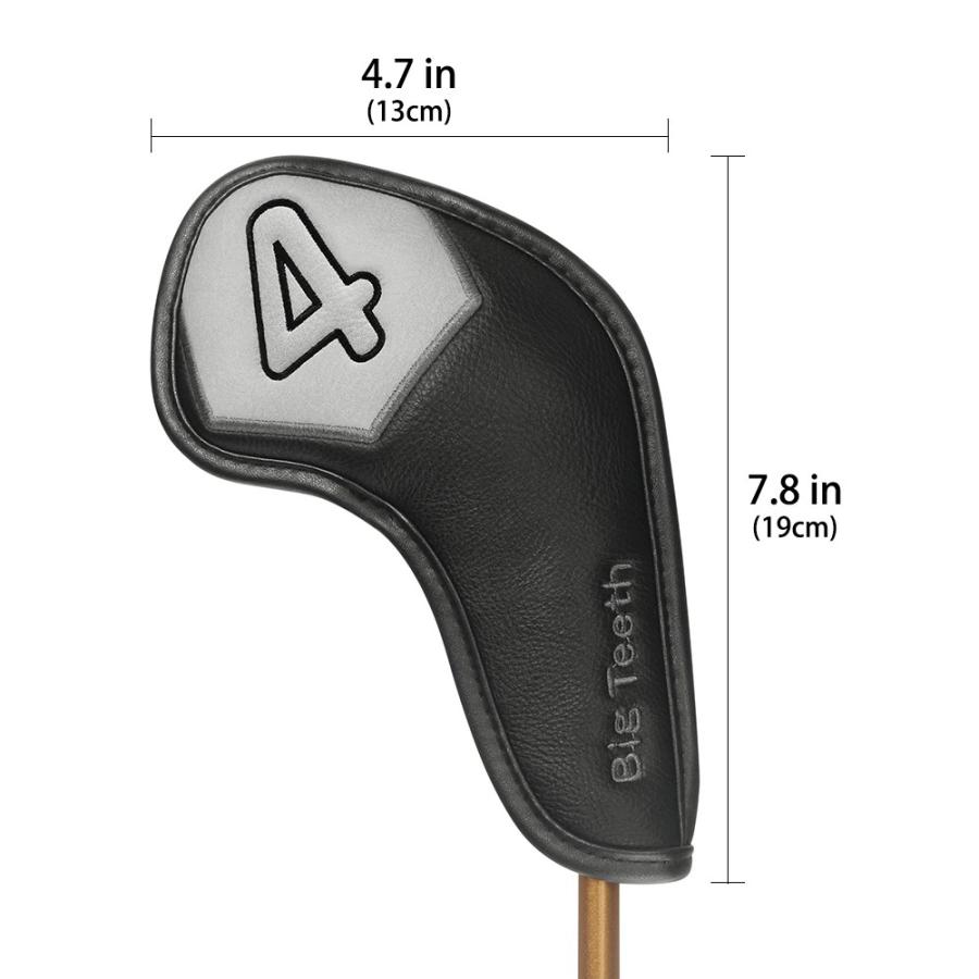 税込 Big Teeth アイアンカバー ゴルフヘッドカバーセット おしゃれ 番手付き Iron Cover 10枚セット 4 9 P A S L シンプル 防水 送料無料 楽勝ゴルフ用品専門店 通販 Yahoo ショッピング
