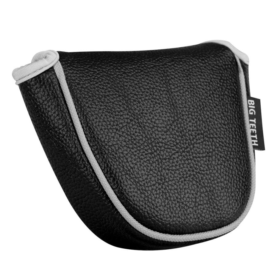 マレットパターカバー（Big Teeth）ゴルフヘッドカバー マグネット式