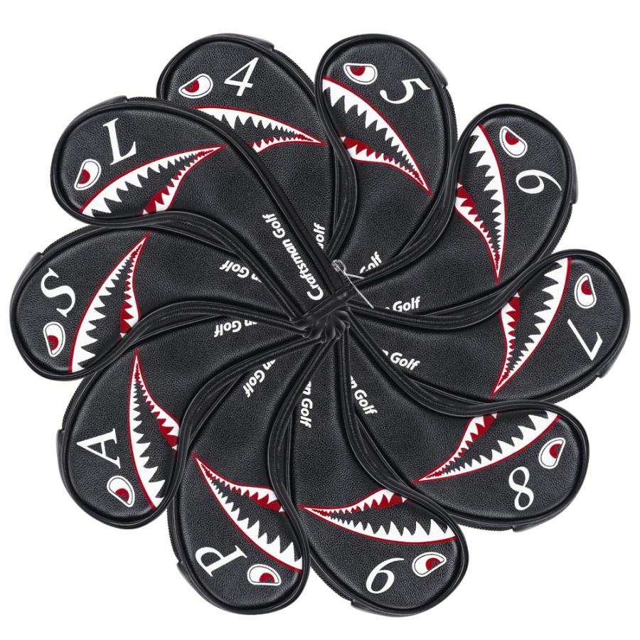 アイアンカバー（CRAFTSMAN）ジッパーゴルフヘッドカバー ファスナー