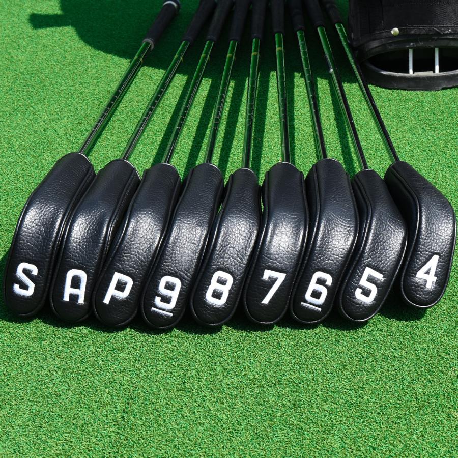 ゴルフヘッドカバー ハイブリッドアイアン ヘッドカバー 番号刺繍