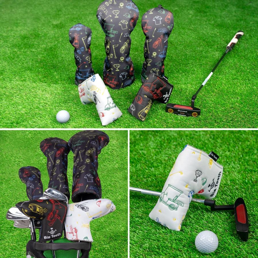 Big Teeth パターカバー ゴルフ仕様 アメリカ ピン型 マグネット