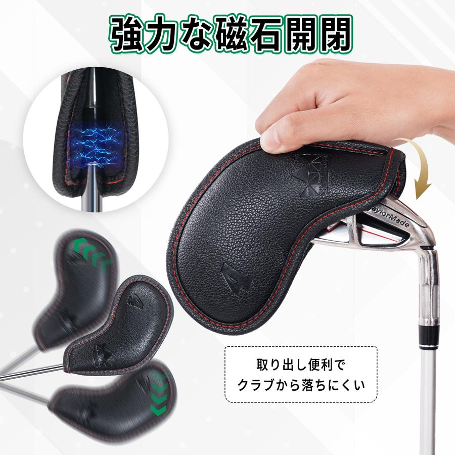 Craftsman Golf ゴルフアイアンカバー クラブヘッドカバー セット 9pcs