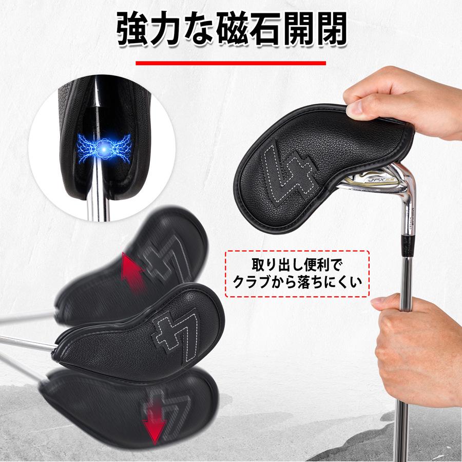 Craftsman Golf ゴルフアイアンカバー クラブヘッドカバー セット 10枚