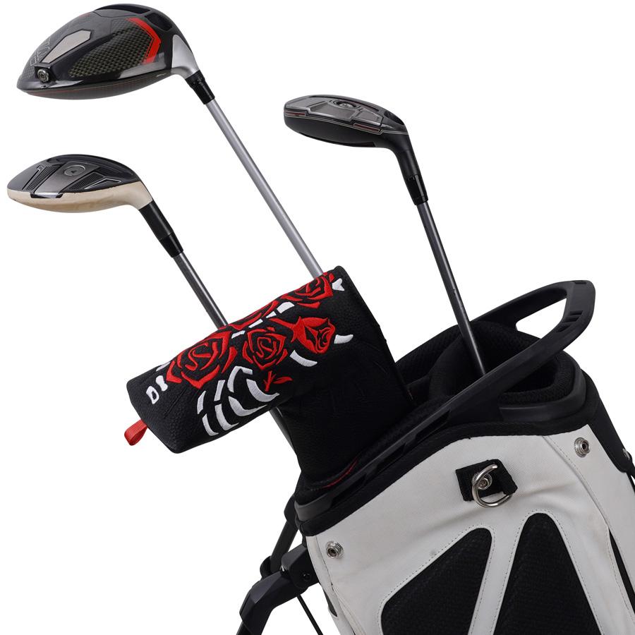 PING パター 本体 専用ヘッドカバー付き ゴルフパターカバー マグネット開閉 ブレードカバー ピンタイプ クラブ