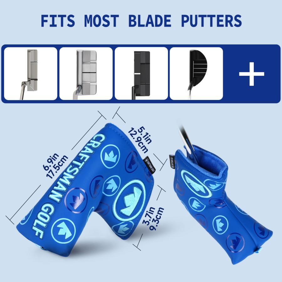 Craftsman Golf パターカバー ピン型 ピンタイプ マグネット式 ゴルフ